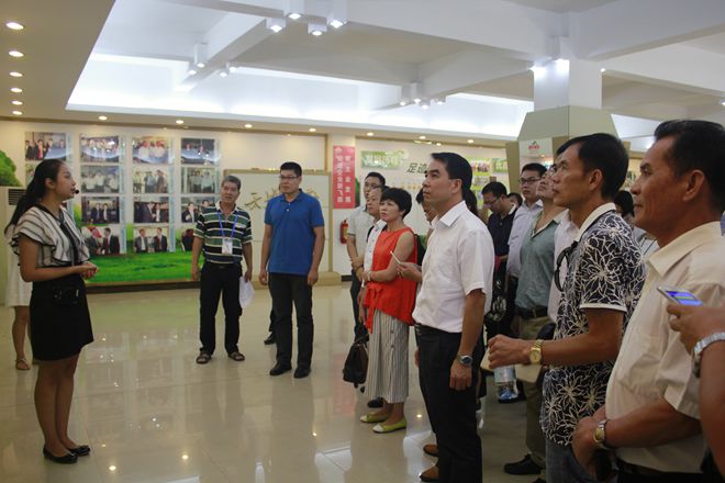 百色市田东县委组织部一行到乐鱼网页版,乐鱼（中国）官方在线登录参观考察